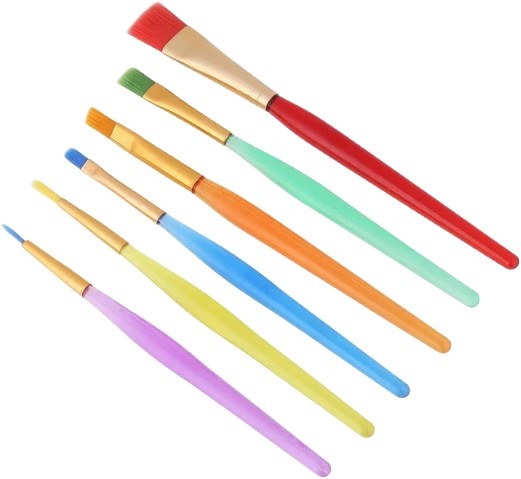 Multi Color Paint Brush Set